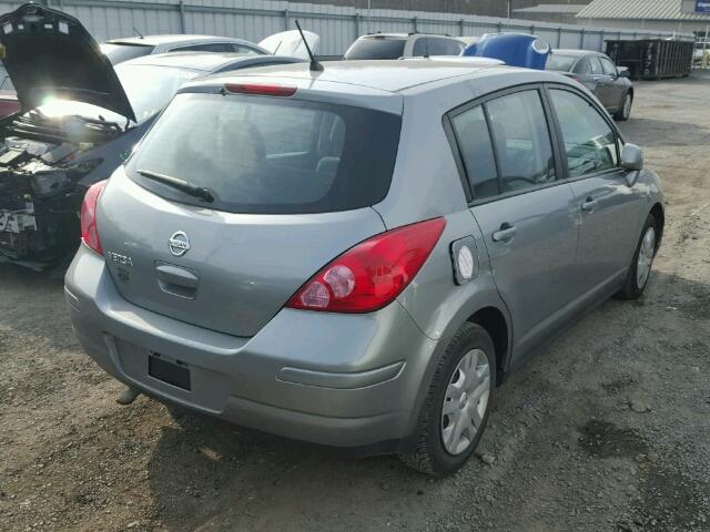 3N1BC1CP1BL421541 - 2011 NISSAN VERSA S SILVER photo 4