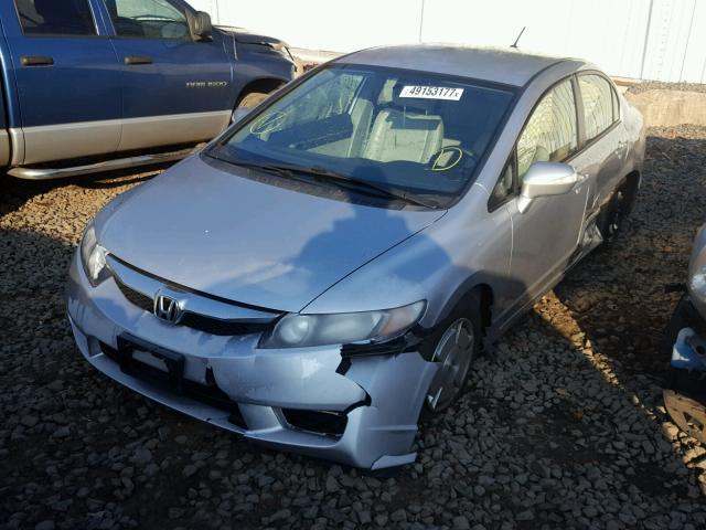 JHMFA3F22AS003391 - 2010 HONDA CIVIC HYBR GRAY photo 2