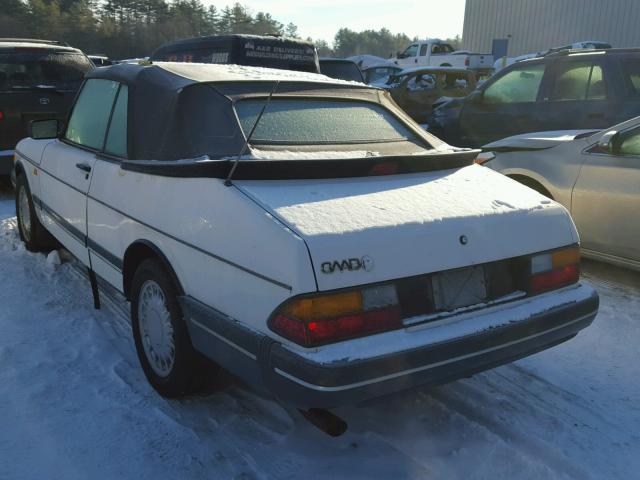 YS3AT75L7J7008363 - 1988 SAAB 900 WHITE photo 3