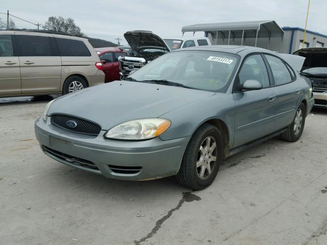 1FAFP56U86A181788 - 2006 FORD TAURUS SEL TEAL photo 2