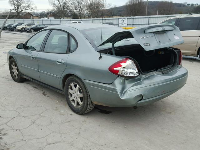 1FAFP56U86A181788 - 2006 FORD TAURUS SEL TEAL photo 3