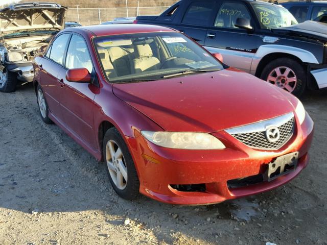 1YVFP80C935M53565 - 2003 MAZDA 6 I BURGUNDY photo 1