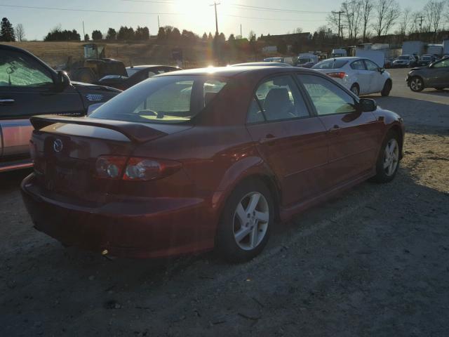 1YVFP80C935M53565 - 2003 MAZDA 6 I BURGUNDY photo 4