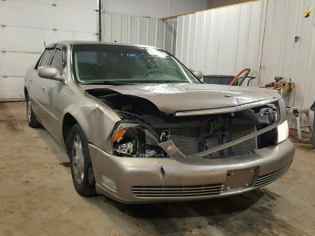 1G6KD54Y92U117665 - 2002 CADILLAC DEVILLE GOLD photo 1