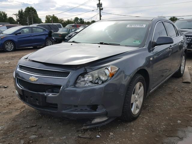 1G1ZF57578F239681 - 2008 CHEVROLET MALIBU HYB GRAY photo 2