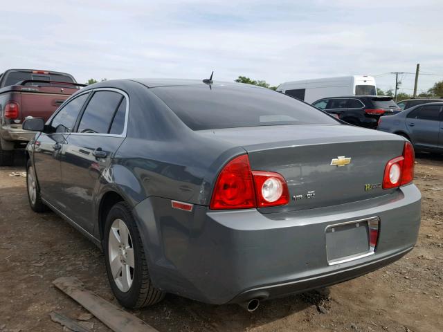 1G1ZF57578F239681 - 2008 CHEVROLET MALIBU HYB ნაცრისფერი ფოტო 3