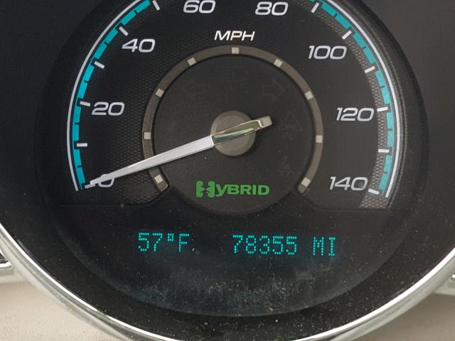 1G1ZF57578F239681 - 2008 CHEVROLET MALIBU HYB ნაცრისფერი ფოტო 8