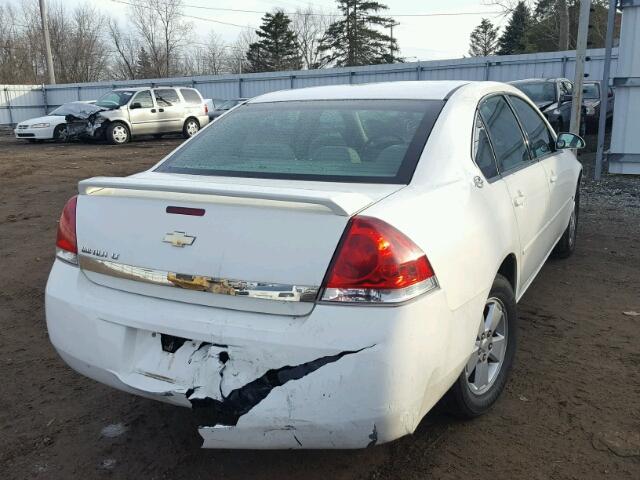 2G1WT55N279389834 - 2007 CHEVROLET IMPALA LT WHITE photo 4