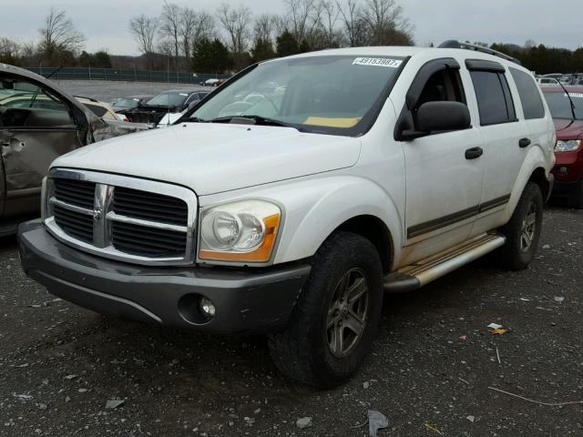 1D8HB48D35F523367 - 2005 DODGE DURANGO SL WHITE photo 2