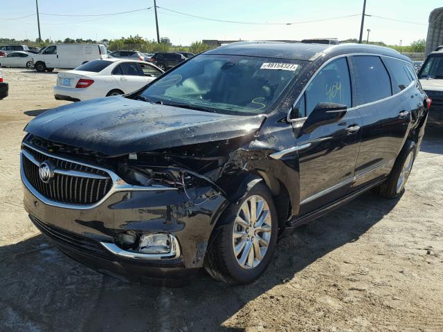 5GAERCKW7JJ132250 - 2018 BUICK ENCLAVE PR BLACK photo 2
