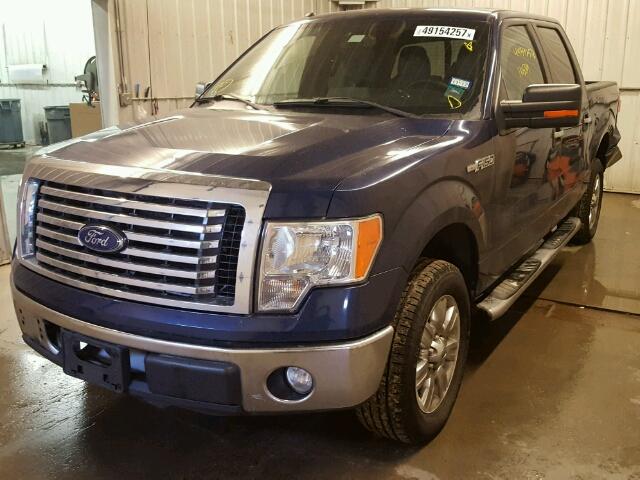 1FTFW1CF4BFD08609 - 2011 FORD F150 SUPER BLUE photo 2