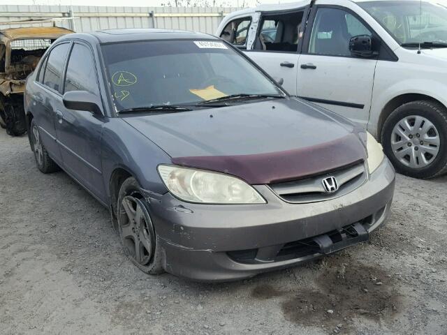 2HGES16834H907489 - 2004 HONDA CIVIC SI GRAY photo 1