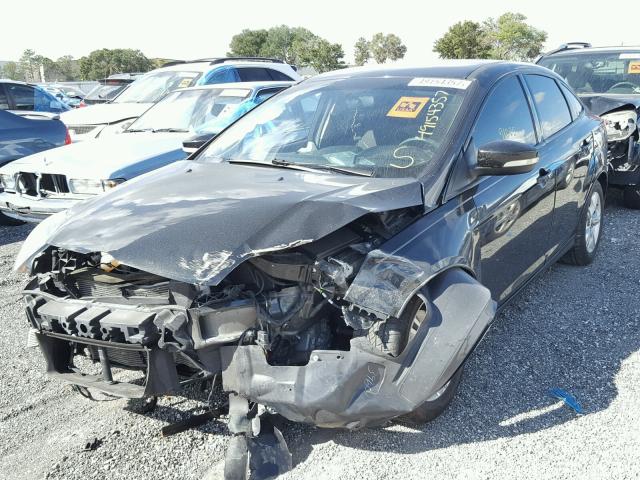 1FADP3F22EL345873 - 2014 FORD FOCUS SE BLACK photo 2