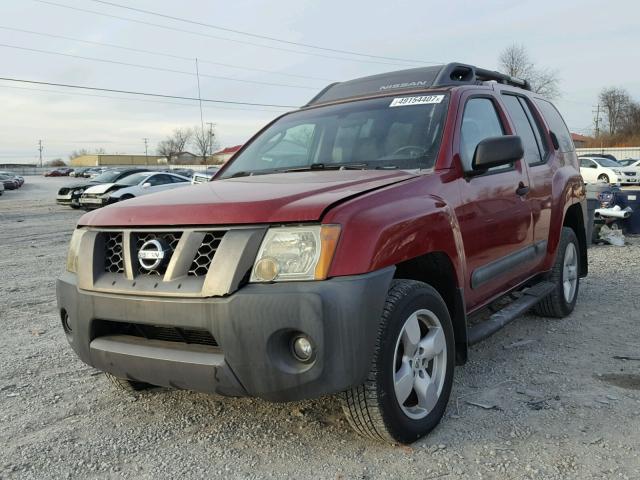 5N1AN08W25C603094 - 2005 NISSAN XTERRA OFF RED photo 2