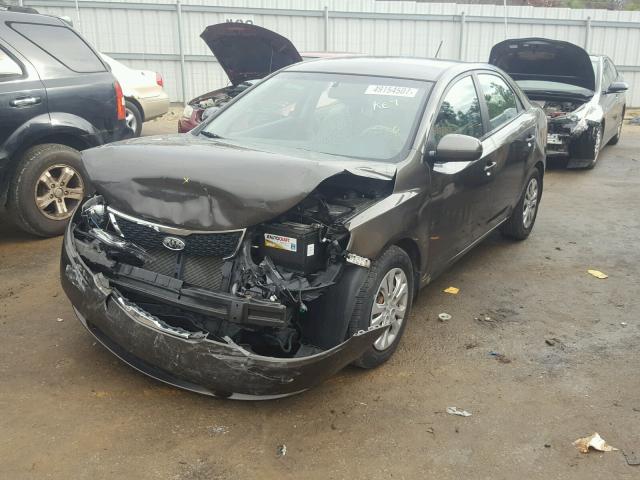 KNAFU4A29B5358979 - 2011 KIA FORTE EX GRAY photo 2