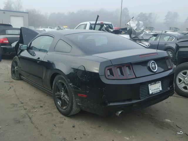 1ZVBP8AM5E5308342 - 2014 FORD MUSTANG BLACK photo 3