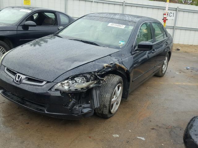 1HGCM56725A135597 - 2005 HONDA ACCORD EX BLACK photo 2