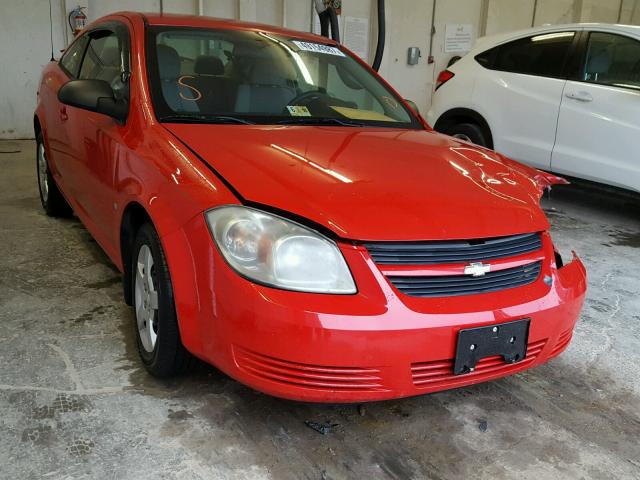 1G1AK18F187265793 - 2008 CHEVROLET COBALT LS RED photo 1