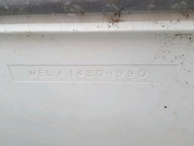 WELA1430H990 - 1990 ALFB BOAT WHITE photo 10