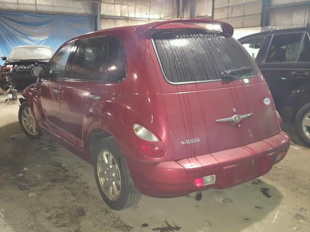 3A4FY48BX7T555464 - 2007 CHRYSLER PT CRUISER RED photo 3