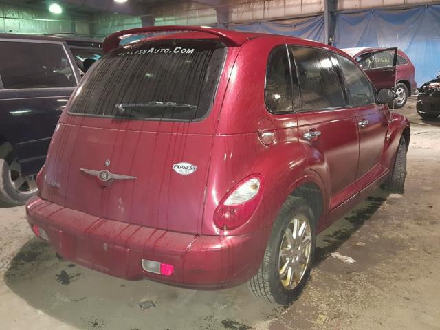 3A4FY48BX7T555464 - 2007 CHRYSLER PT CRUISER RED photo 4