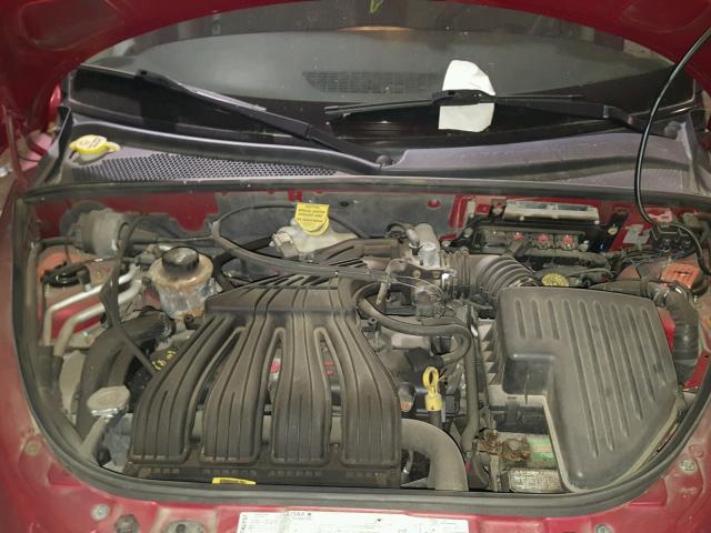 3A4FY48BX7T555464 - 2007 CHRYSLER PT CRUISER RED photo 7