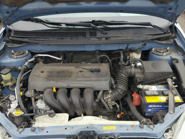 2T1KR32E77C632874 - 2007 TOYOTA COROLLA MA BLUE photo 7