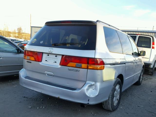 5FNRL18633B157749 - 2003 HONDA ODYSSEY EX SILVER photo 4