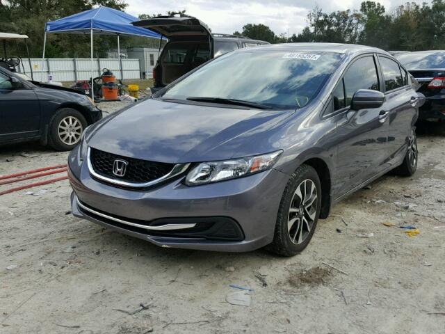 19XFB2F82FE090281 - 2015 HONDA CIVIC EX 灰色 照片 2