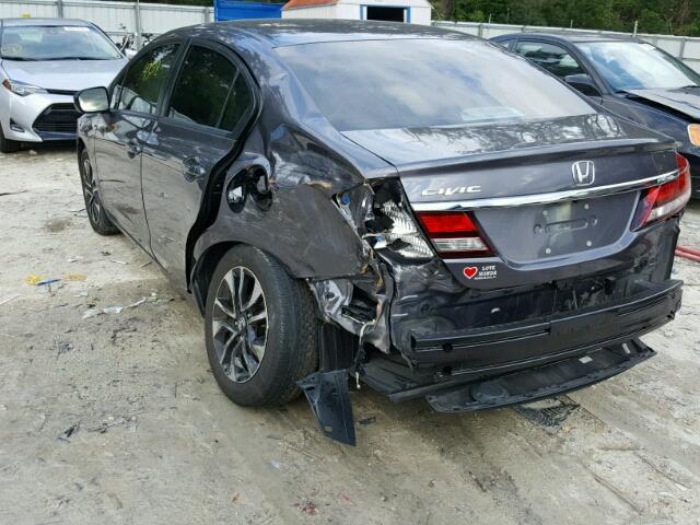 19XFB2F82FE090281 - 2015 HONDA CIVIC EX 灰色 照片 3