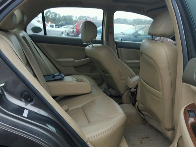 1HGCM56857A040818 - 2007 HONDA ACCORD EX GRAY photo 6