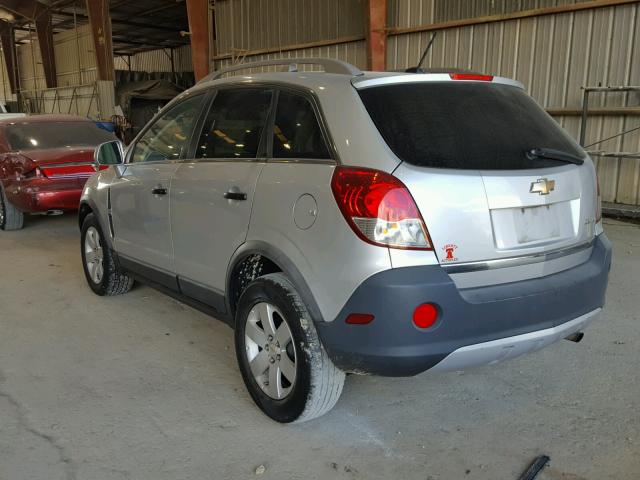 3GNAL2EK1CS551589 - 2012 CHEVROLET CAPTIVA SP SILVER photo 3