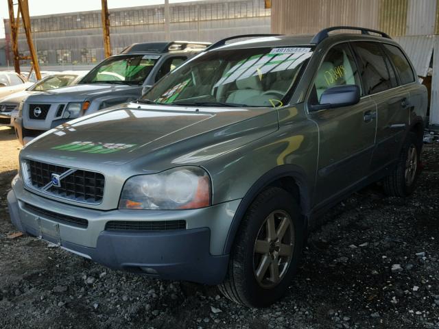 YV4CY592961250148 - 2006 VOLVO XC90 GREEN photo 2