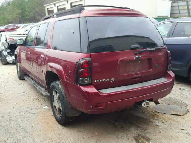 1GNES16S666143501 - 2006 CHEVROLET TRAILBLAZE BURGUNDY photo 3