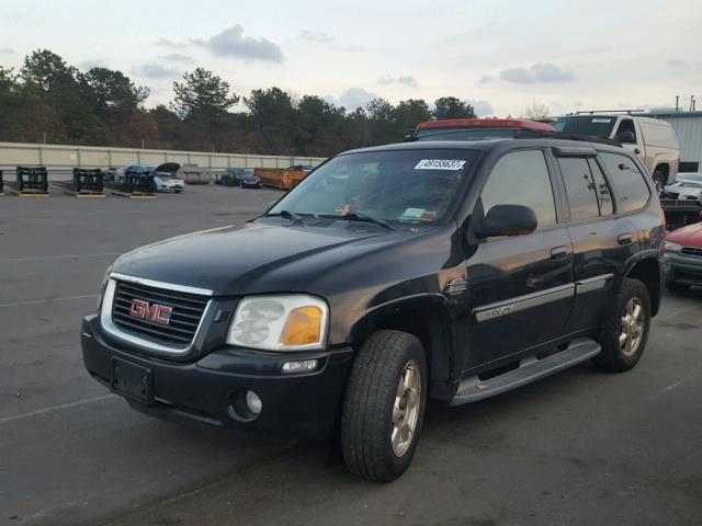 1GKDT13S622516192 - 2002 GMC ENVOY BLACK photo 2