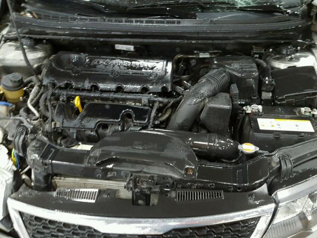 KNAFU4A28C5592533 - 2012 KIA FORTE EX SILVER photo 7