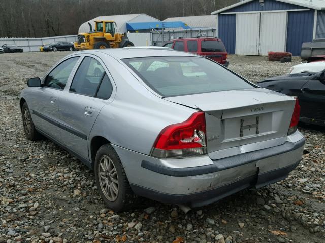 YV1RS61T642328458 - 2004 VOLVO S60 SILVER photo 3