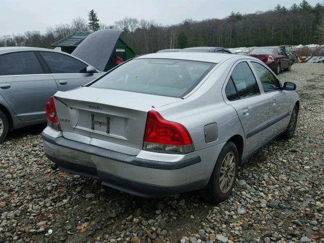 YV1RS61T642328458 - 2004 VOLVO S60 SILVER photo 4