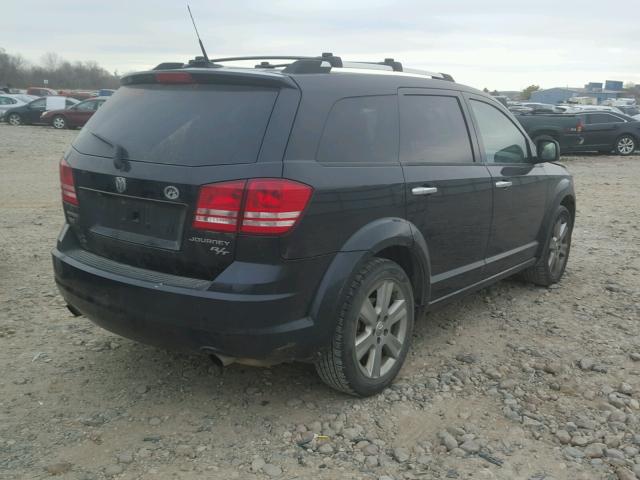 3D4PH6FV9AT149625 - 2010 DODGE JOURNEY R/ BLACK photo 4