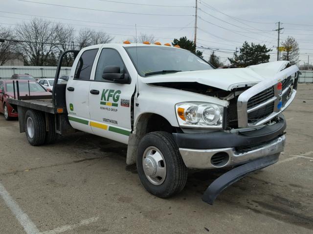 3D6WG48D48G124343 - 2008 DODGE RAM 3500 S WHITE photo 1