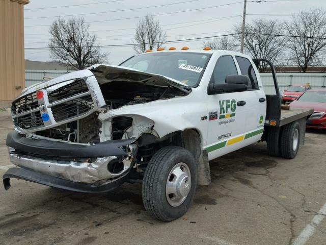 3D6WG48D48G124343 - 2008 DODGE RAM 3500 S WHITE photo 2