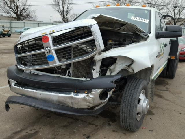 3D6WG48D48G124343 - 2008 DODGE RAM 3500 S WHITE photo 9