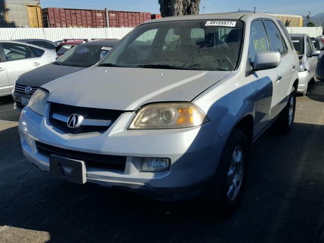 2HNYD182X4H560817 - 2004 ACURA MDX SILVER photo 2