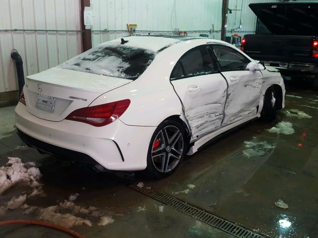 WDDSJ5CB6EN093977 - 2014 MERCEDES-BENZ CLA 45 AMG WHITE photo 4