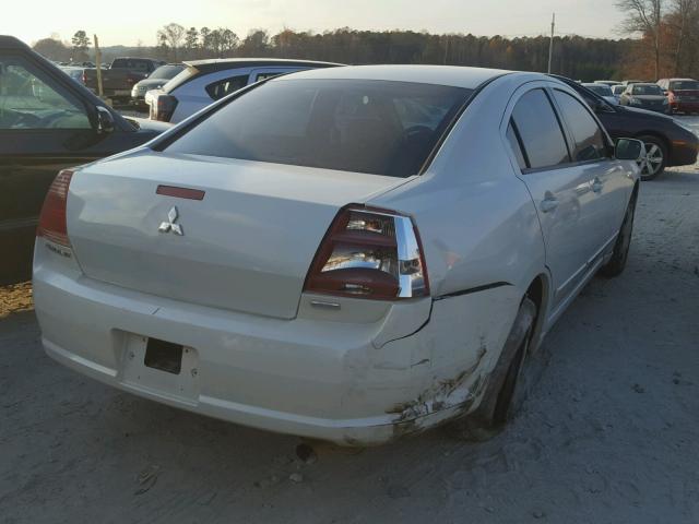 4A3AB36F65E068760 - 2005 MITSUBISHI GALANT ES WHITE photo 4