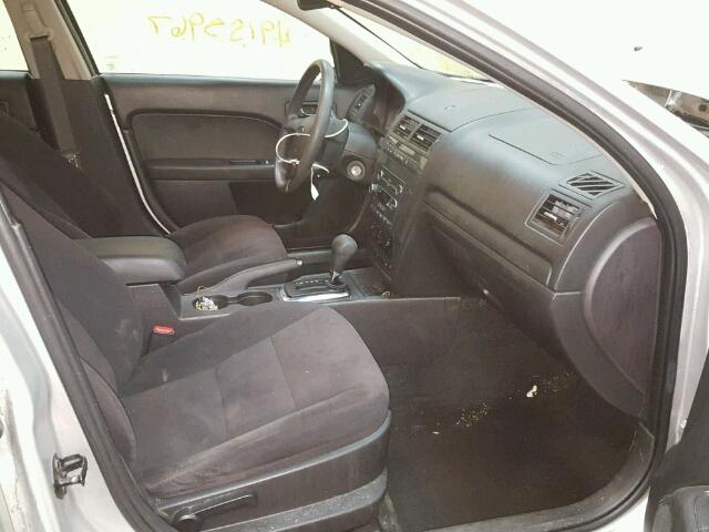 3FAHP07189R187245 - 2009 FORD FUSION SE SILVER photo 5