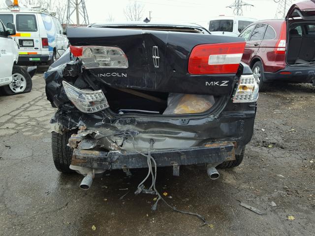 3LNHM26T79R620986 - 2009 LINCOLN MKZ BLACK photo 9