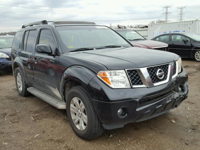 5N1AR18W86C660394 - 2006 NISSAN PATHFINDER BLACK photo 1