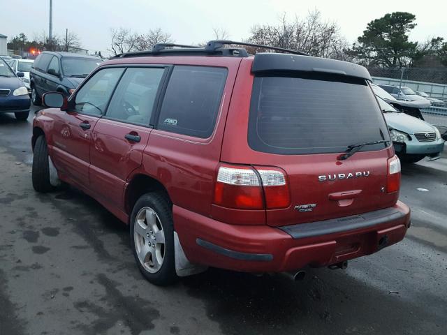 JF1SF65631H765610 - 2001 SUBARU FORESTER S წითელი ფოტო 3