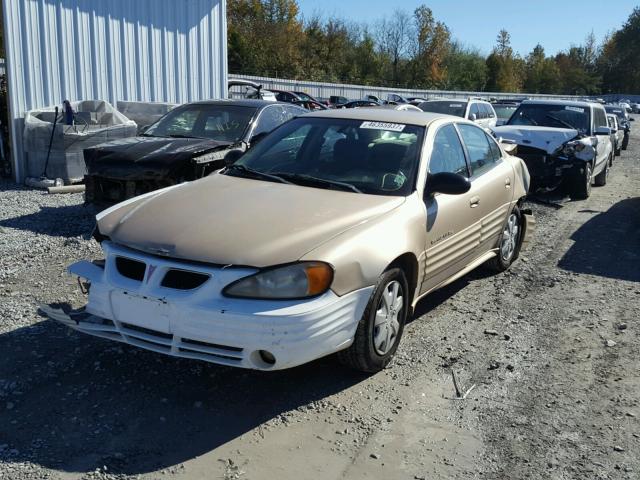 1G2NF52F72C109273 - 2002 PONTIAC GRAND AM S თაფლისფერი ფოტო 2